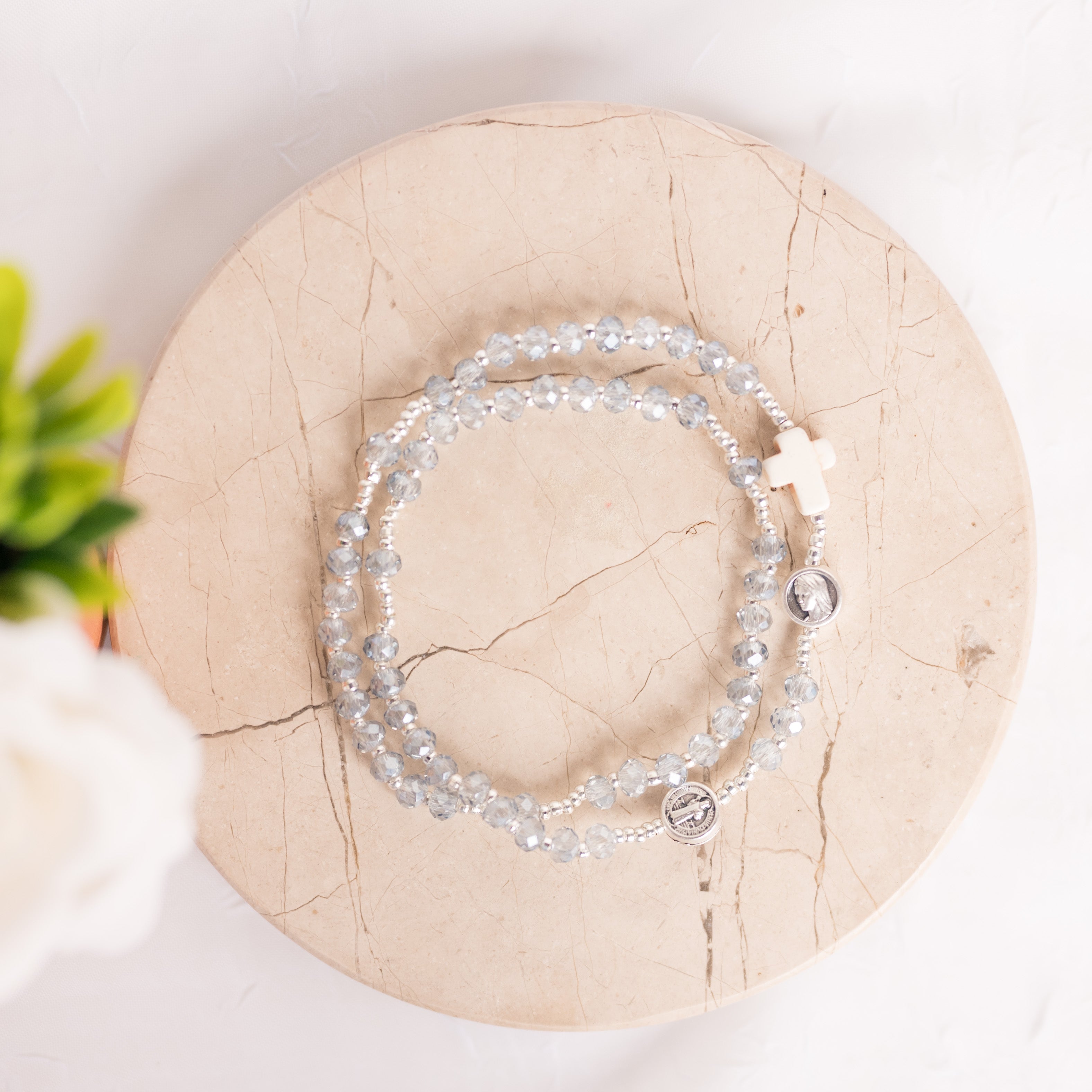 Rosario Pulsera Cristal