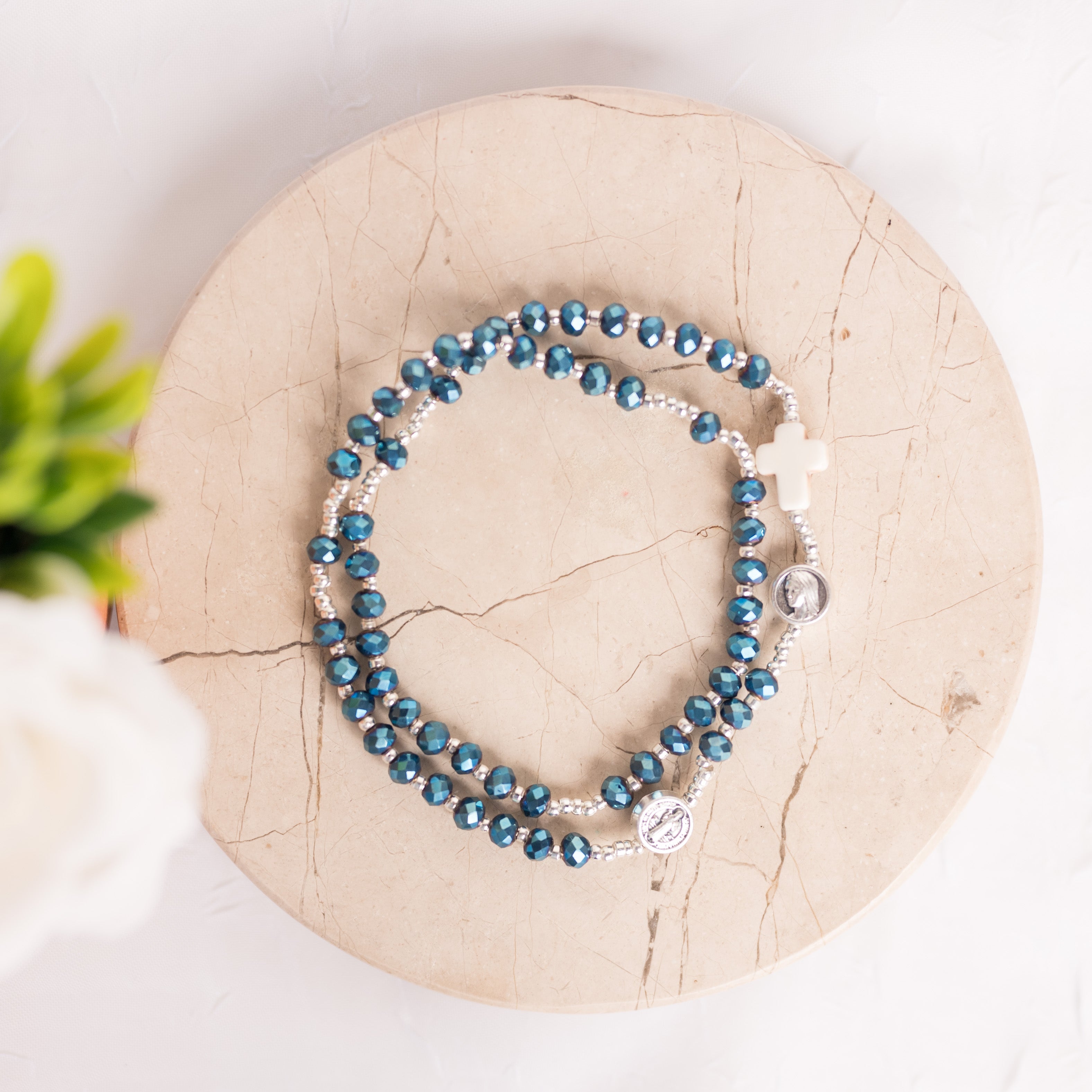 Rosario Pulsera Cristal