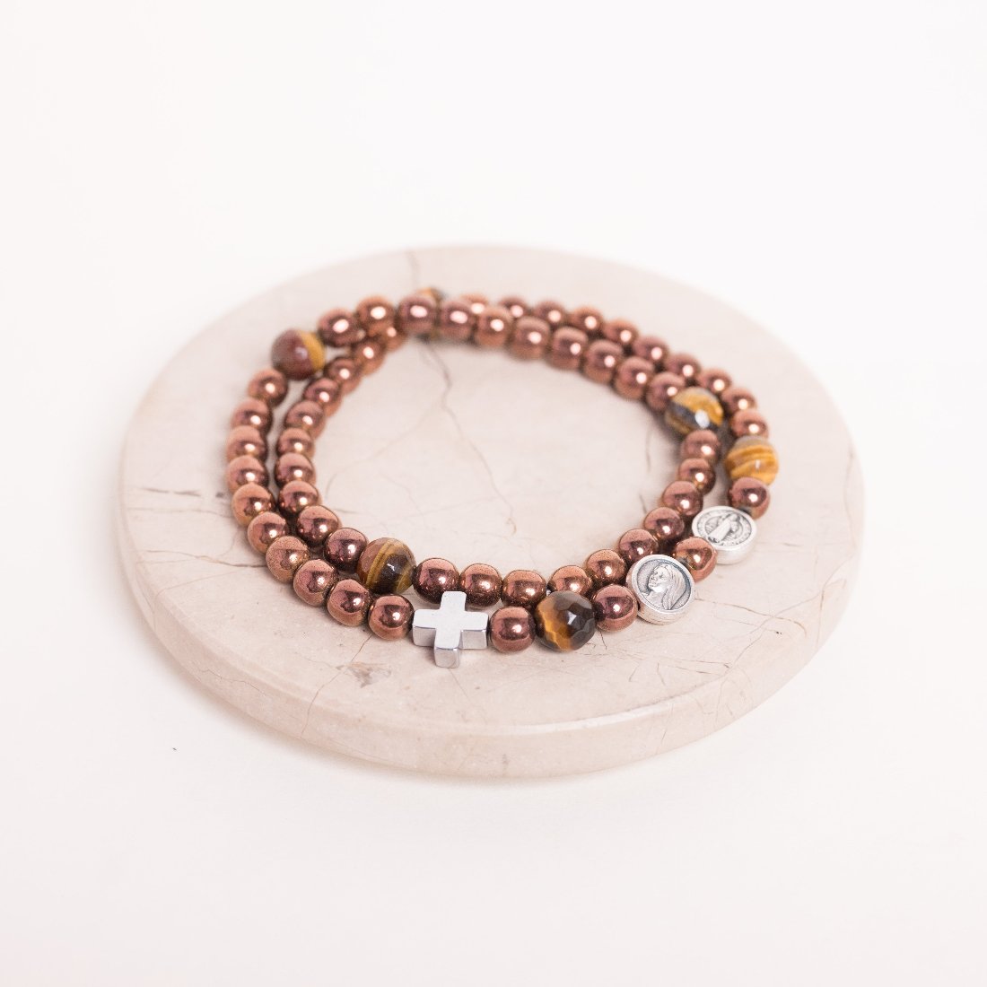 Rosario Pulsera Hematita