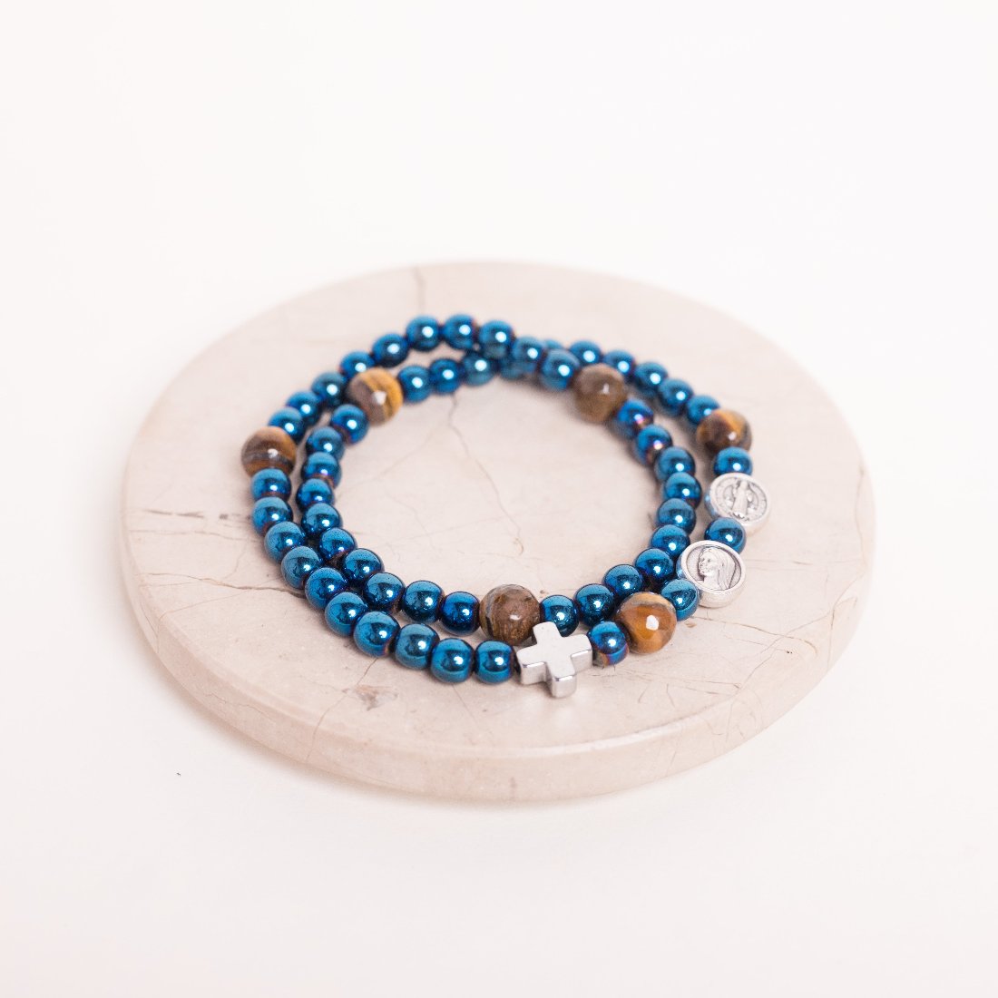 Rosario Pulsera Hematita