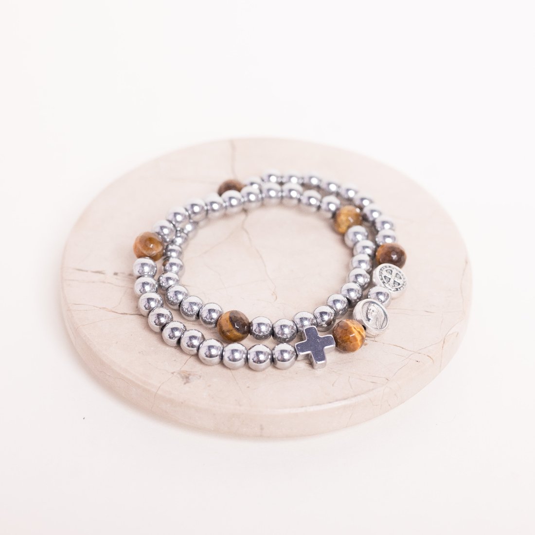 Rosario Pulsera Hematita