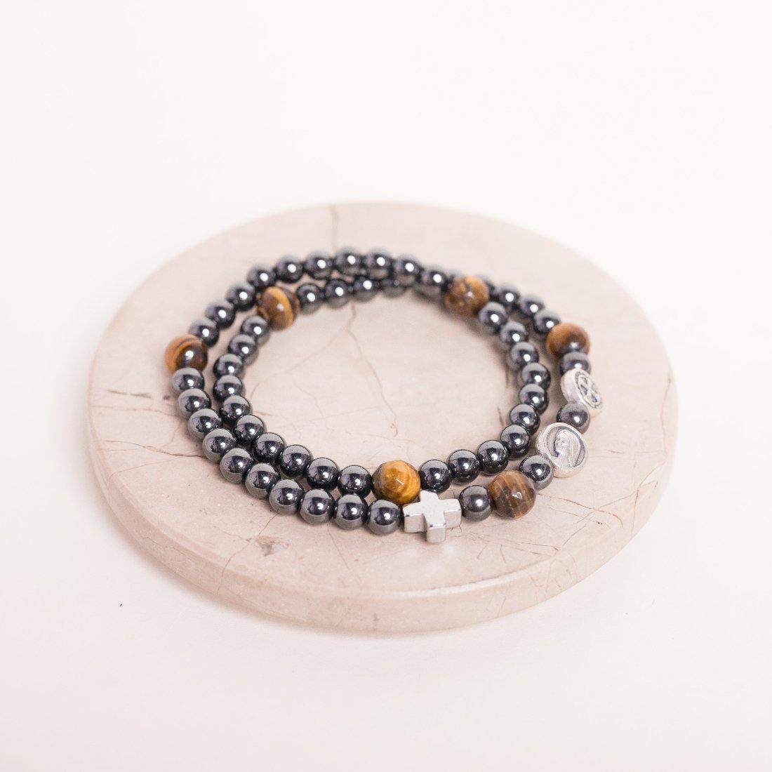 Rosario Pulsera Hematita