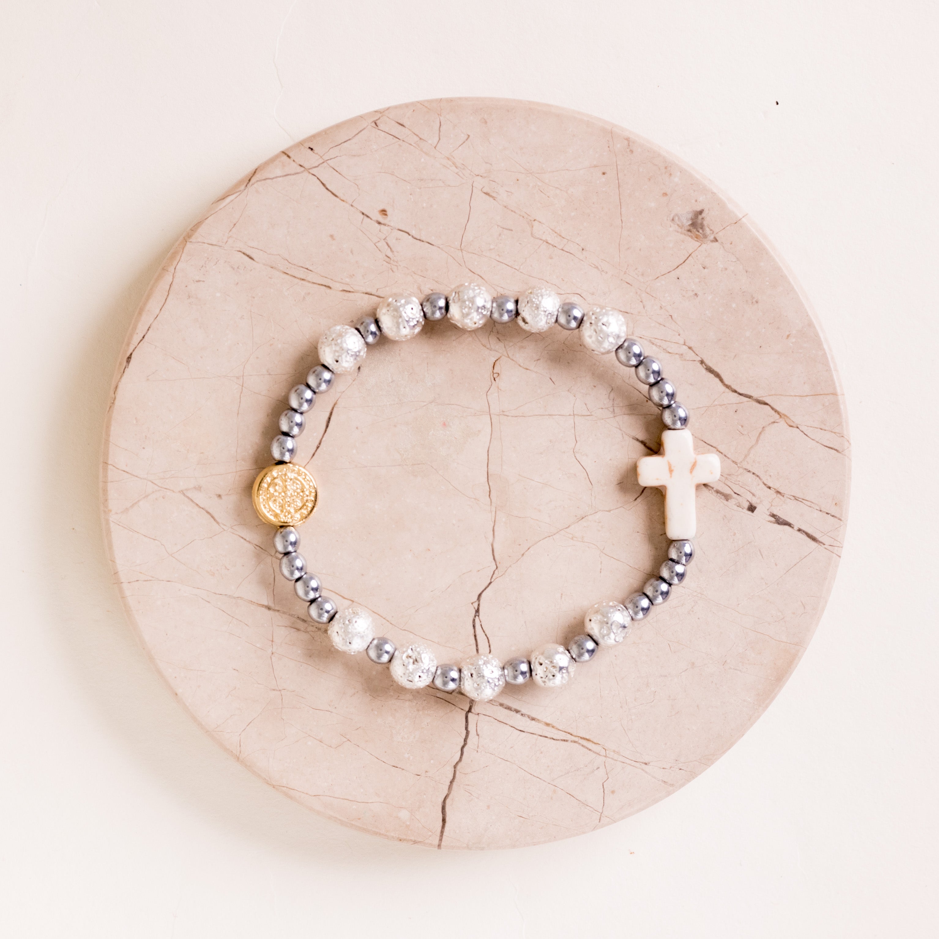 Pulsera de Lava White